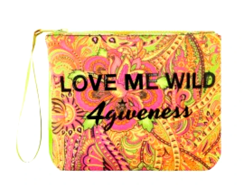 ΤΣΑΝΤΑΚΙ ME ΠΟΛΥΧΡΩΜΑ ΣΧΕΔΙΑ &amp; ΜΗΝΥΜΑ &quot;LOVE ME WILD&quot; “STYLISHIOUS COLLECTION”