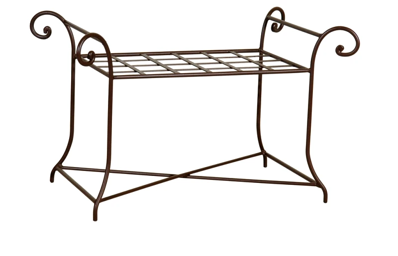LIANOS Μεταλλικό Σκαμπώ 60(w) x 35(d) x 40(h) cm
