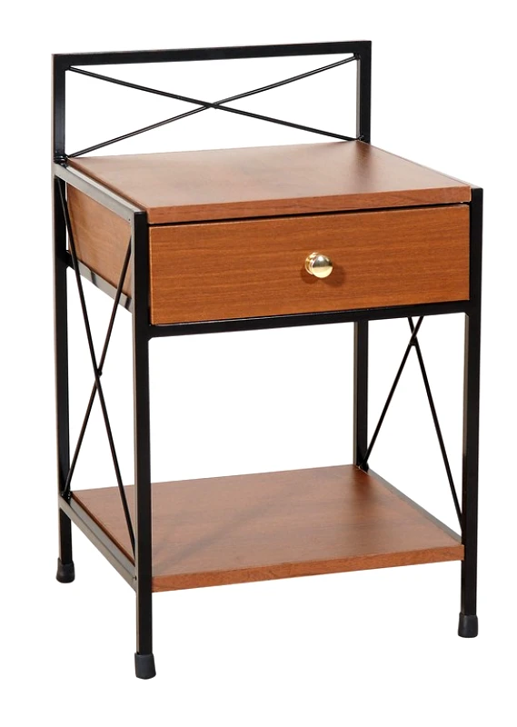 Μεταλλικό Κομοδίνο Με 1 Συρτάρι 37(w) x 36(d) x 61(h) cm φωτογραφία