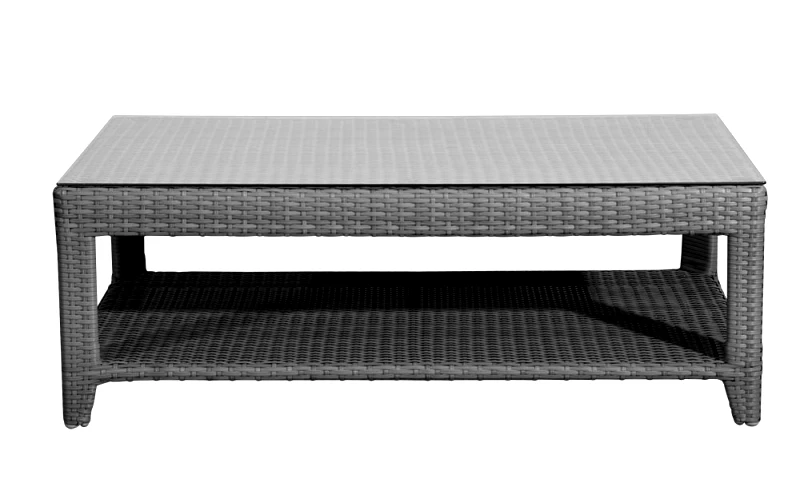 LIANOS Rattan Βοηθητικό Τραπεζάκι (Coffee Table) 130 x 65 x 42(h)cm