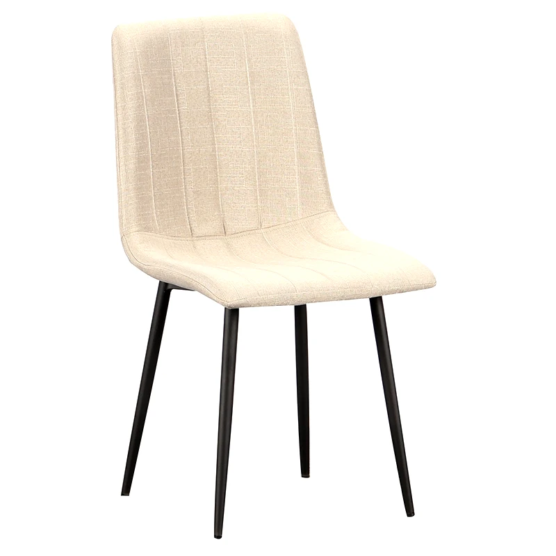 ZITA PLUS Καρέκλα Τραπεζαρίας 4τμχ Dora Beige Ύφασμα 43Χ50Χ85εκ.