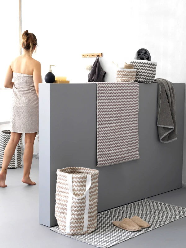 Palamaiki Καλάθι Απλύτων Bathmat Collection 30x30x46 TAYLOR GREY