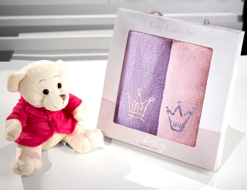 Guy Laroche Σετ 2τμχ. πετσετάκια bebe 35X50 SET 1
