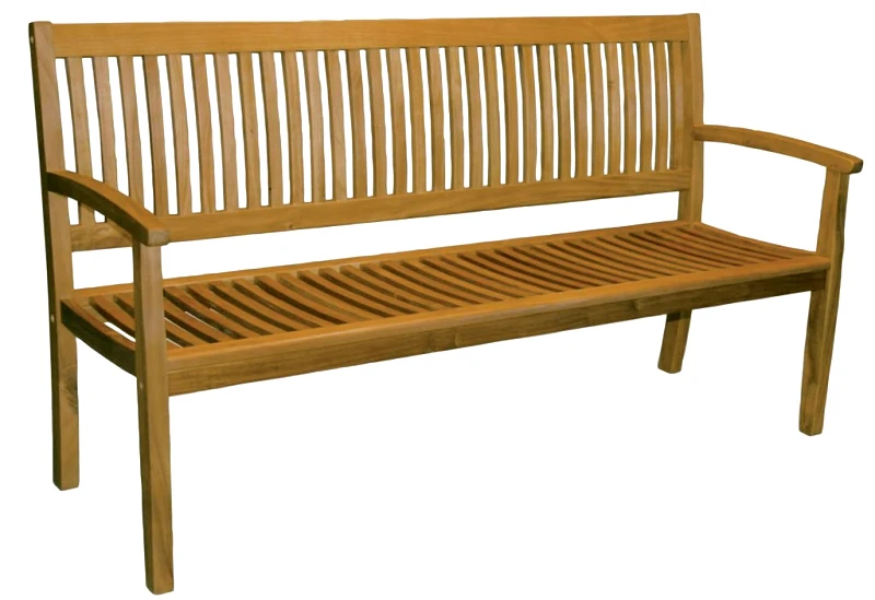 LIANOS Ξύλινος Καναπές 2 Θέσεων ,120 x 62 x 88(h)cm ,Acacia Wood
