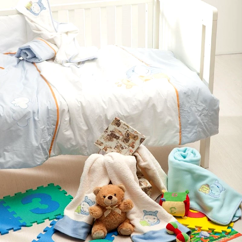 SB Home ΠΑΠΛΩΜA ΒΕΒΕ110x140 ΚΕΝΤ+ ΠΑΝΤΑ-HIPPO, SB HOME