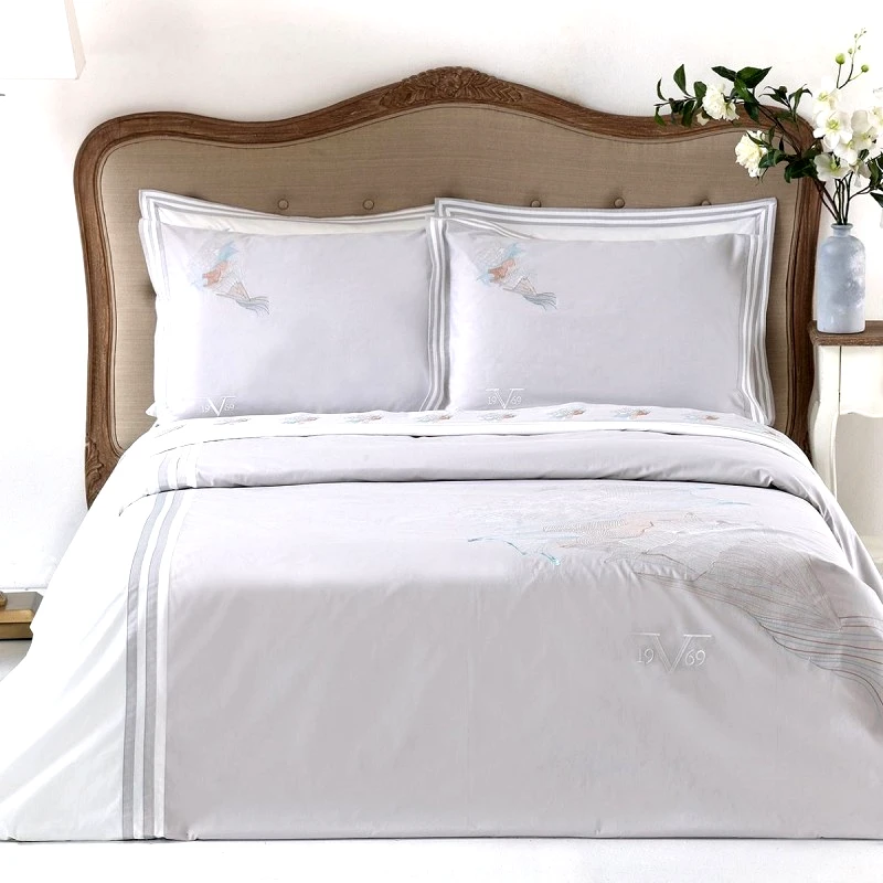 SB Home Παπλωματοθηκη (230χ250) +2 μαξ/κεσ oxford-rossa grey, sb home
