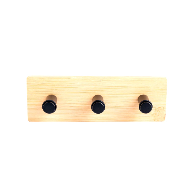 ESTIA Estia κρεμαστρα επιτοιχια bamboo essentials μεταλλικη 3 θεσεων 02-12809