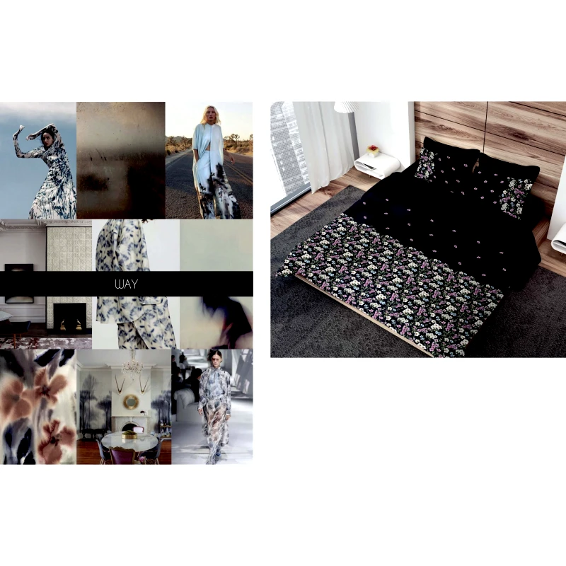 MAKIS TSELIOS WAY ΣΕΤ ΠΑΠΛΩΜΑΤΟΘΗΚΗ KING (240x260cm) COTTON SATIN DIGITAL PRINT, MAKIS TSELIOS