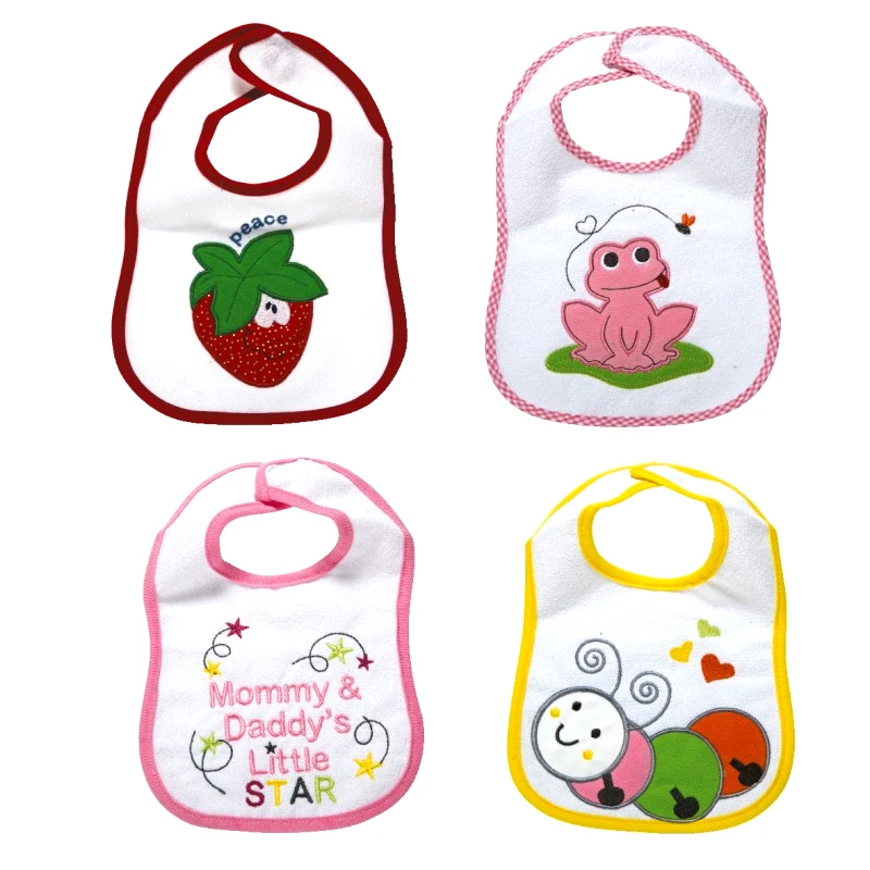 SB Home ΣΕΤ 4ΤΕΜ. ΣΑΛΙΑΡΕΣ ΚΕΝΤ. SENSES BABY BIBS PINK Νο2 (25Χ30), SB HOME