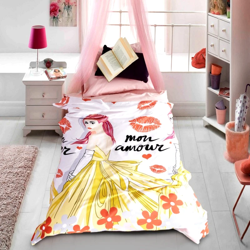 SB Home Παπλωματοθηκη monh (160x240)-brigita lime, sb home