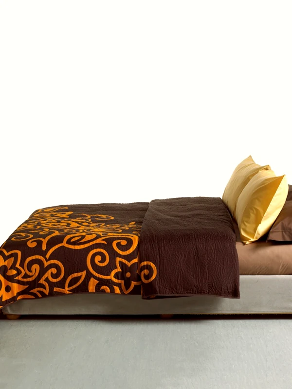 Palamaiki Κουβερλί Cotton Rich 160x260 SILVESTRE ORANGE/BROWN