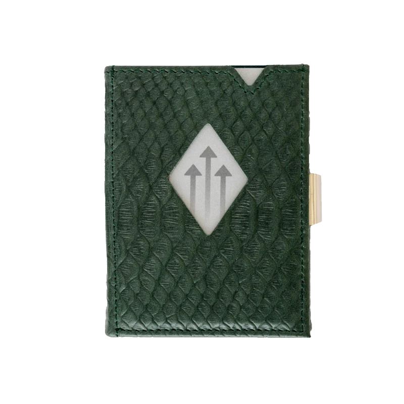 EXENTRI Πορτοφόλι Exentri Green Cobra EXW333 90x70x10mm