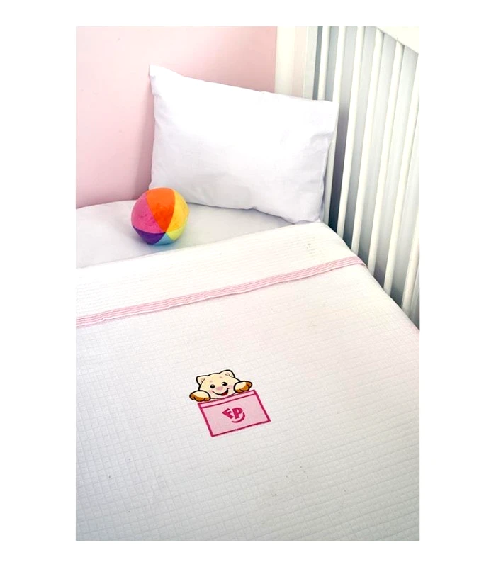 Fisher Price Fisher Price Πικέ Κουβέρτα des.206 Κούνιας