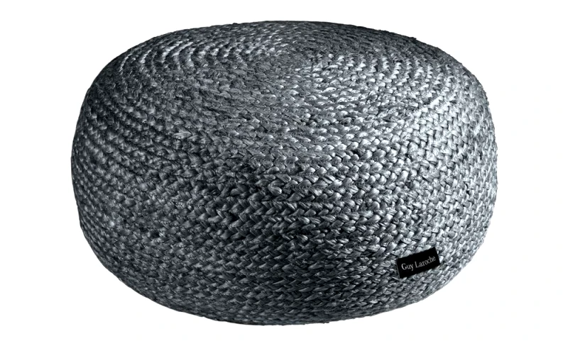 Guy Laroche Πούφ Ottoman Anthracite 50x25