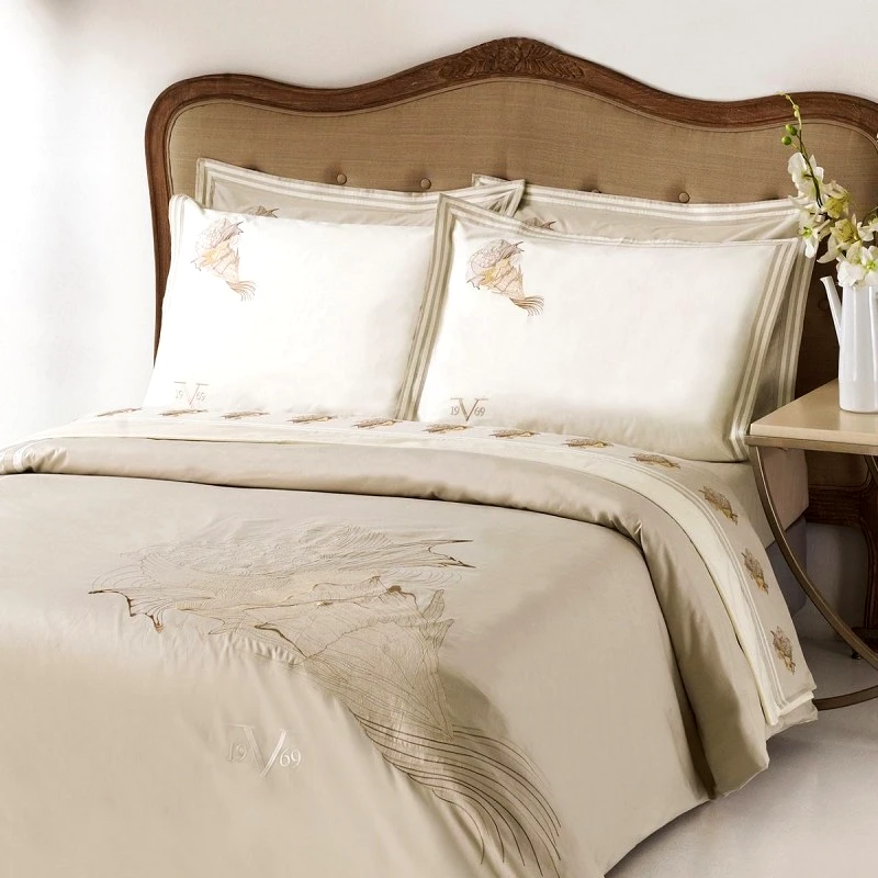 SB Home Παπλωματοθηκη (230χ250) +2 μαξ/κεσ oxford-rossa cream, sb home