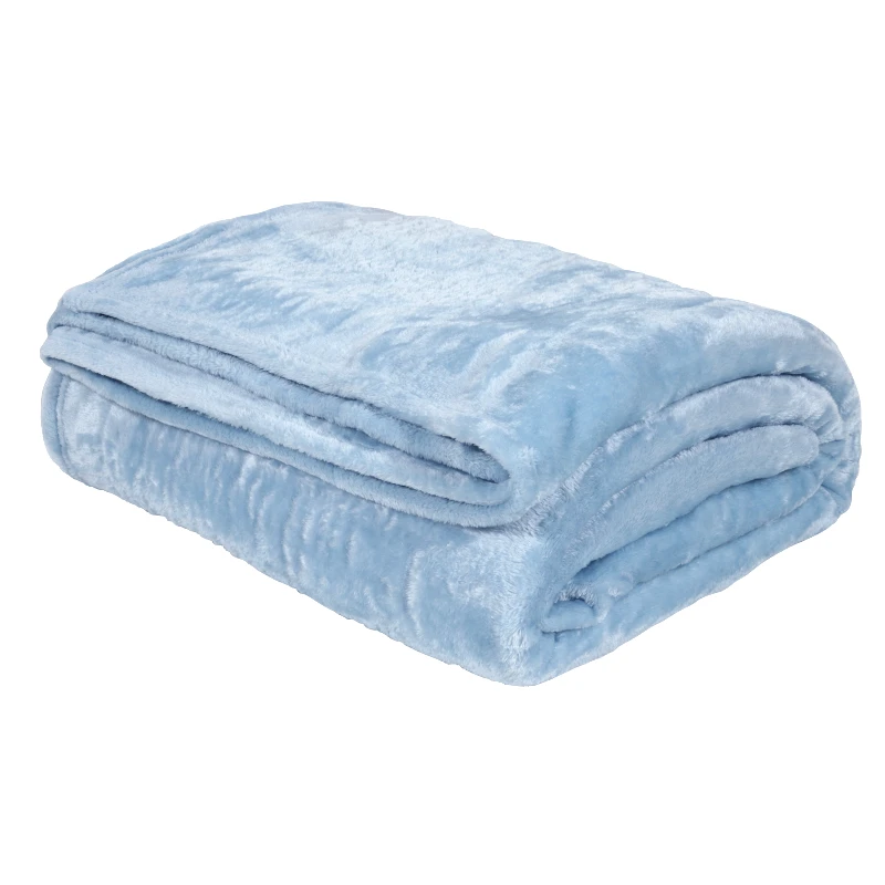 DAS Baby Das baby κουβερτα velour 80x110 relax 1344 γαλαζιο