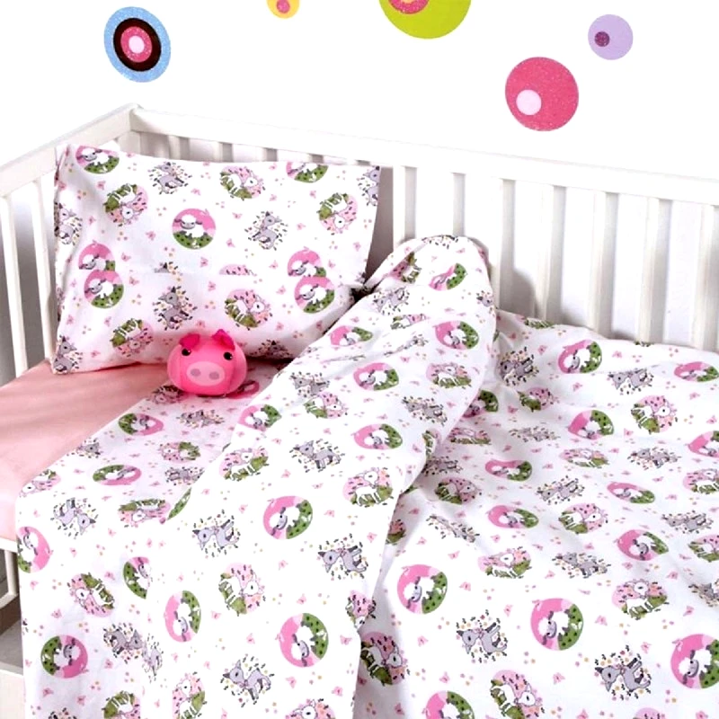SB Home Σετ σεντonia bebe λικνου elvin pink (75χ110), sb home
