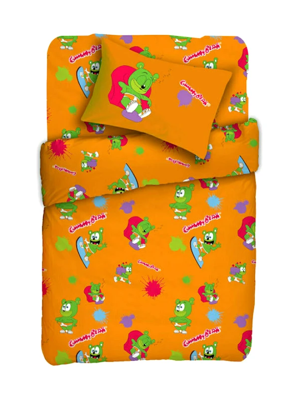 Viopros Σετ Κουβερτώριο Μονό 160x240 Gummy Bear Ριλάξ
