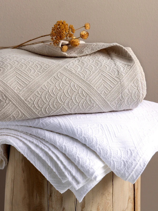 Palamaiki Κουβέρτα 250x260 CARLA IVORY