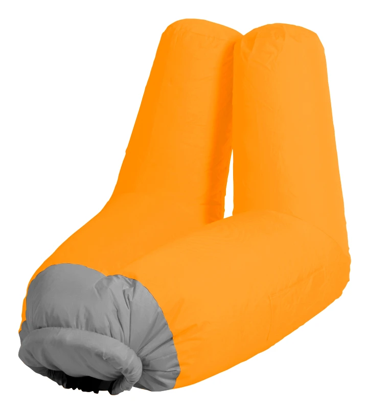 LIANOS Πορτοκαλί Φουσκωτή Πολυθρόνα Παραλίας 72 x 82 x 82(h)cm