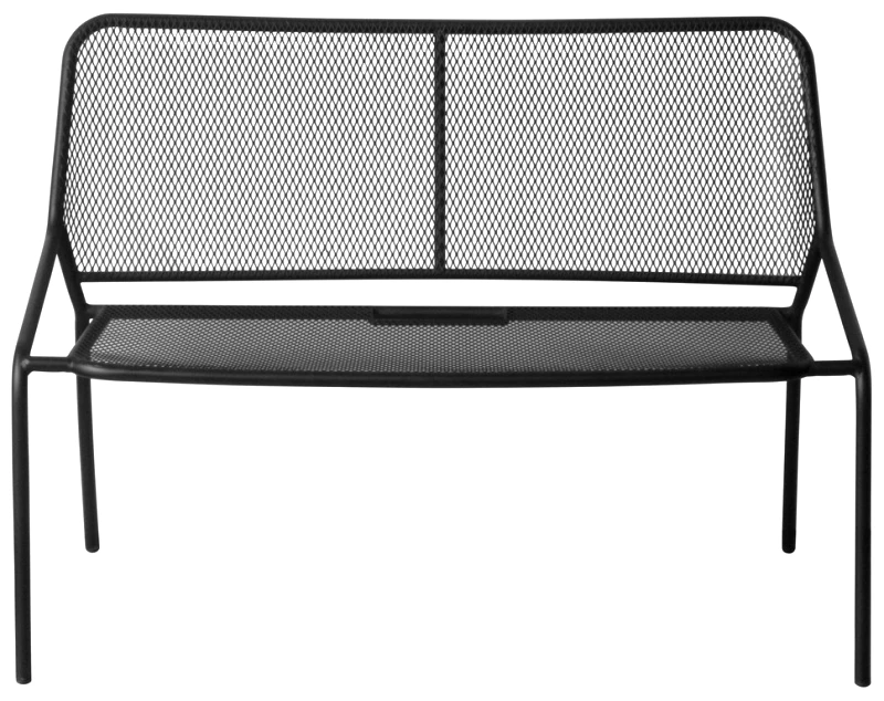 LIANOS Μεταλλικός Καναπές 2 Θέσεων 116 x 62 x 82(h)cm