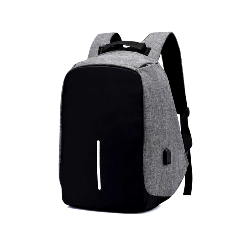 Amber Σακίδιο Anti-Theft με Θήκη Laptop 13'' Amber Γκρι AM2008 32 x 42 x 11 cm