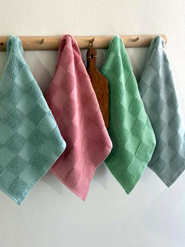 Palamaiki Σετ 2 Πετσέτες Κουζίνας Kitchen Towels 40x60 SUKI PINK