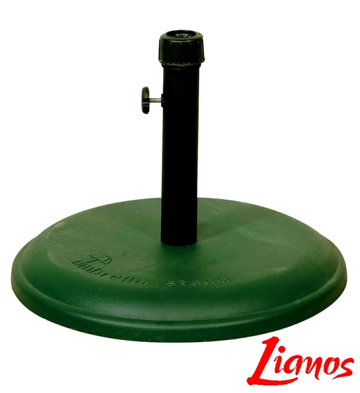LIANOS Πράσινη Τσιμεντένια Βάση Ομπρέλας 16Kgr , ⌀ 45cm