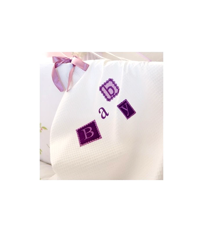Baby Oliver Baby Oliver des.602 Κουβέρτα Πικέ Κούνιας 100x140