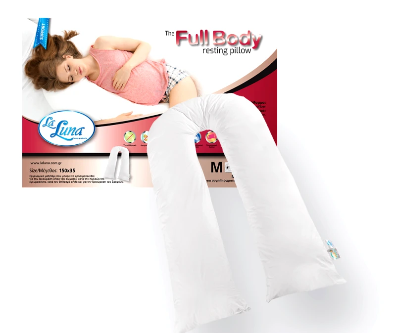 LA LUNA Μαξιλάρι ύπνου ανατομικό (150Χ35) FULL BODY PILLOW, LA LUNA