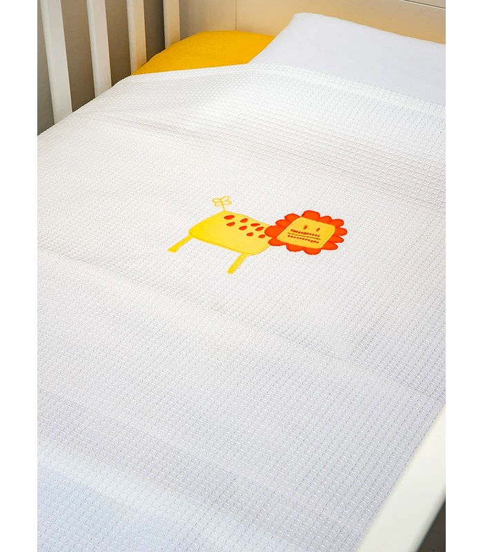 Baby Oliver Baby Oliver des.470 Κουβέρτα Πικέ Αγκαλιάς 80x100