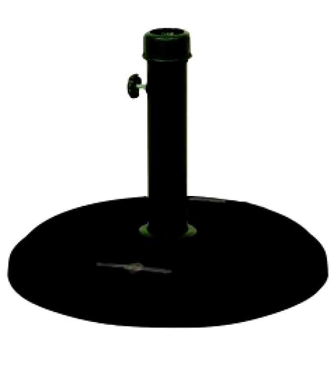 LIANOS Μάυρη Τσιμεντένια Βάση Ομπρέλας 22Kgr , ⌀ 48cm