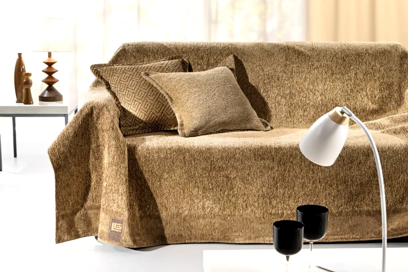 Guy Laroche Ριχτάρι 2θέσιου Καναπέ Balance Sand 180x250