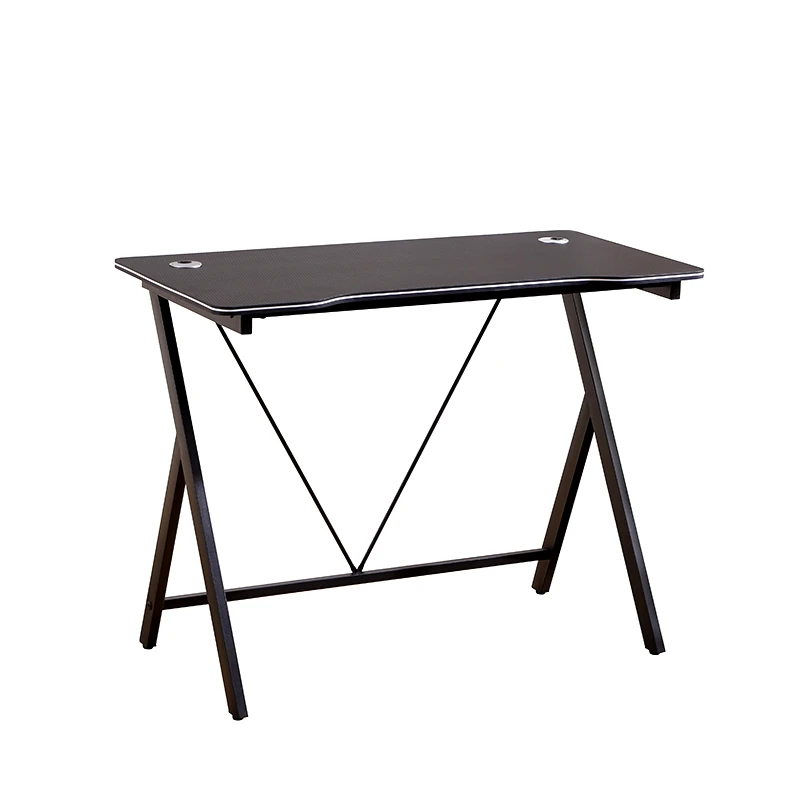 ZITA PLUS ΓΡΑΦΕΙΟ 100X50X75εκ.ΜΑΥΡΟ MDF/ΜΑΥΡΟ ΜΕΤΑΛΛΙΚΟ