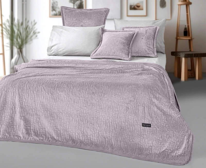 Guy Laroche Σετ 2τμχ Κουβέρτα Bolzano Melanze 160x220