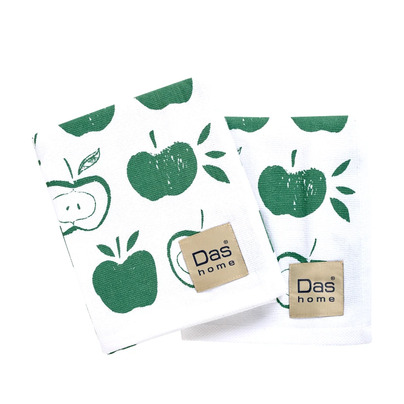 DAS Home Das home σετ ποτηροπανα 2τμχ 40χ60 0739 green, white