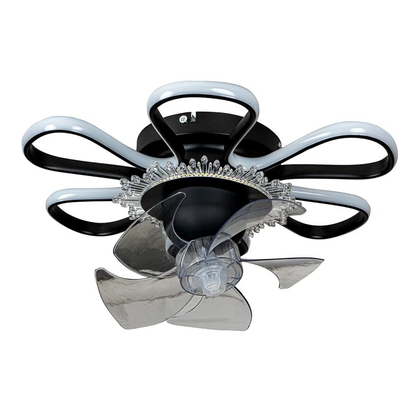 ARLIGHT Cfc 9506 βκ ανεμιστηρασ οροφησ μαργαριτα με led φωτισμο+control