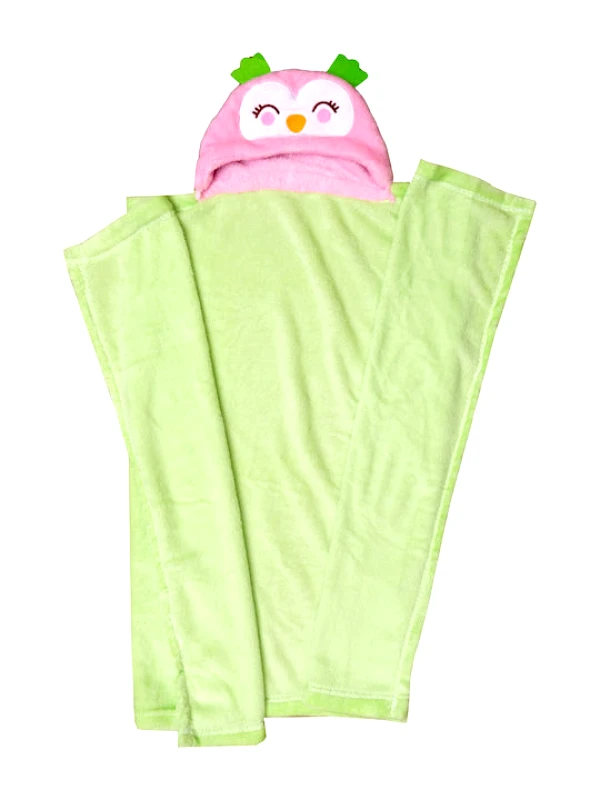 Viopros Κουβέρτα Fleece με κουκούλα Αγκαλιάς 76x100 87