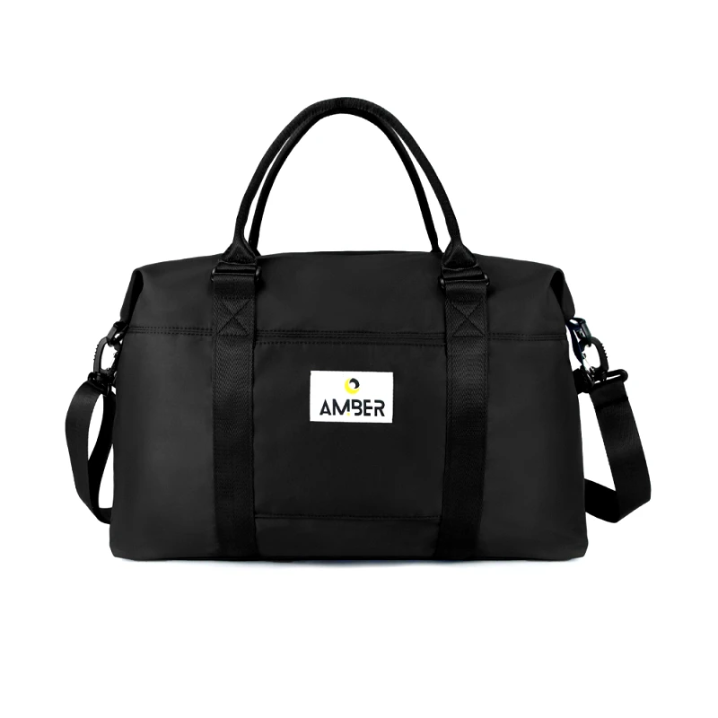 Amber Σακ Βουαγιάζ AMBER Μαύρο AM4004 55x25x27cm