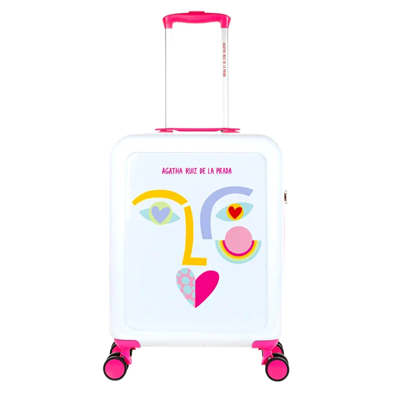Agatha Ruiz De La Prada Βαλίτσα Καμπίνας AGATHA RUIZ DE LA PRADA Face Φούξια 133550-16