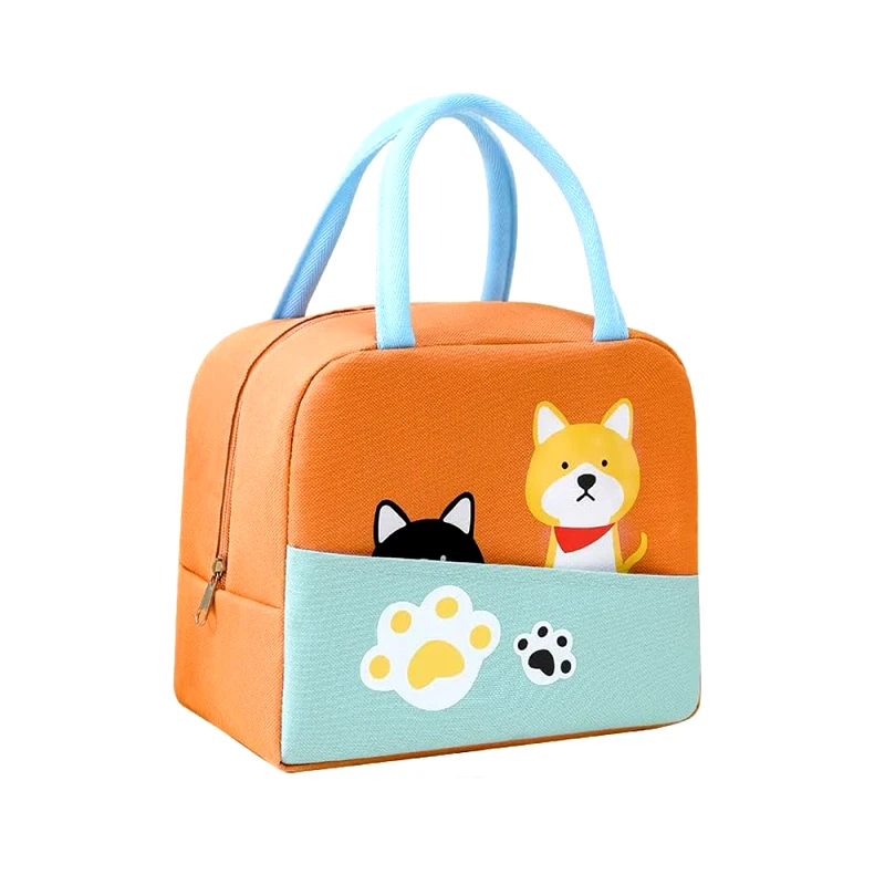 Amber Ισοθερμική Τσάντα Φαγητού 7Lt Amber Orange Dogs 3D AM3009