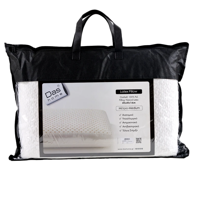 DAS Home Das home μαξιλαρι latex anatomic 60x40 1038 white