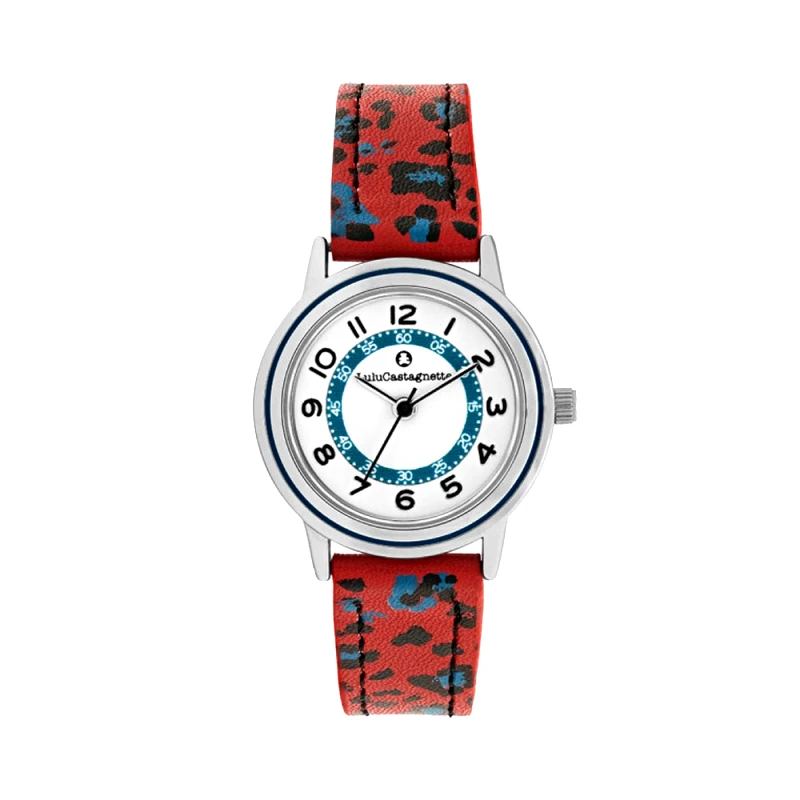 Lulu Castagnette Παιδικό Ρολόι Lulu Castagnette Glam Κόκκινο 38922