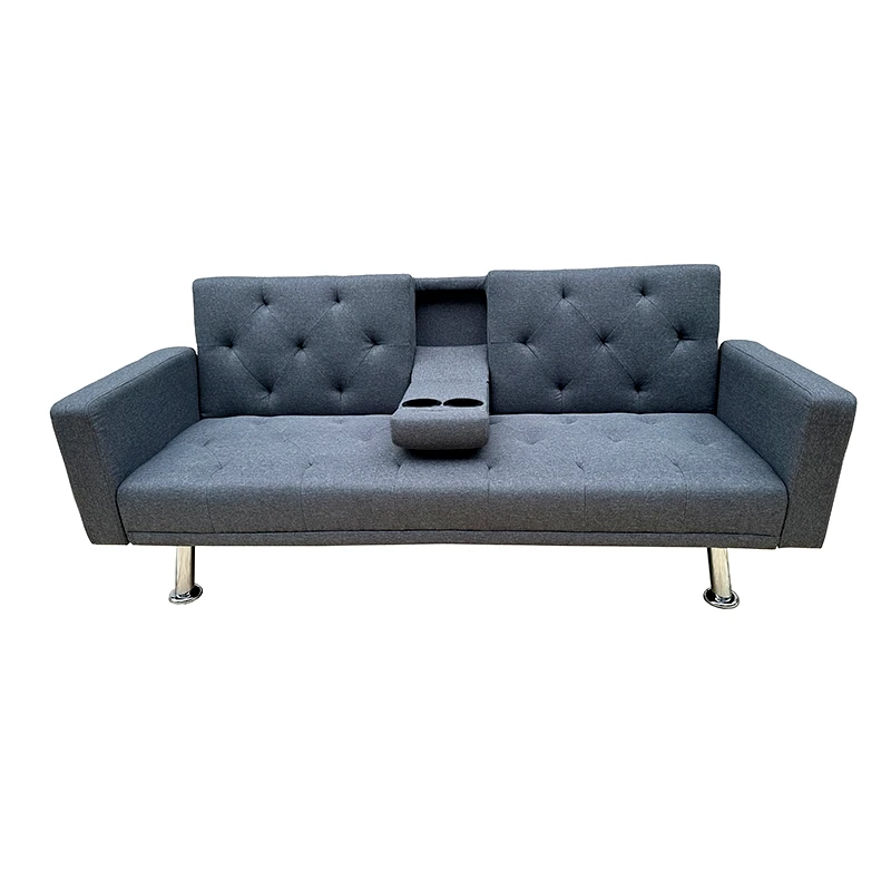 ZITA PLUS REST/ARMS ΓΚΡΙ ΥΦΑΣΜΑ ΚΑΝΑΠΕΣ-ΚΡΕΒΑΤΙ 178X88εκ.