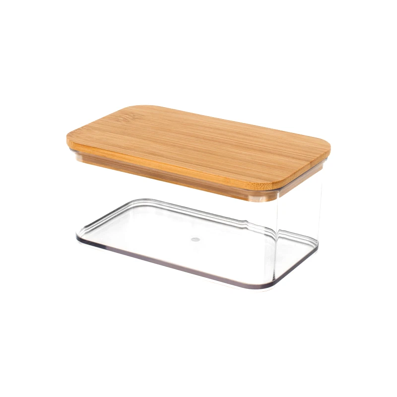 ESTIA ESTIA ΔΟΧΕΙΟ ΑΠΟΘΗΚΕΥΣΗΣ ΠΛΑΣΤΙΚΟ 750ml ΜΕ ΚΑΠΑΚΙ BAMBOO