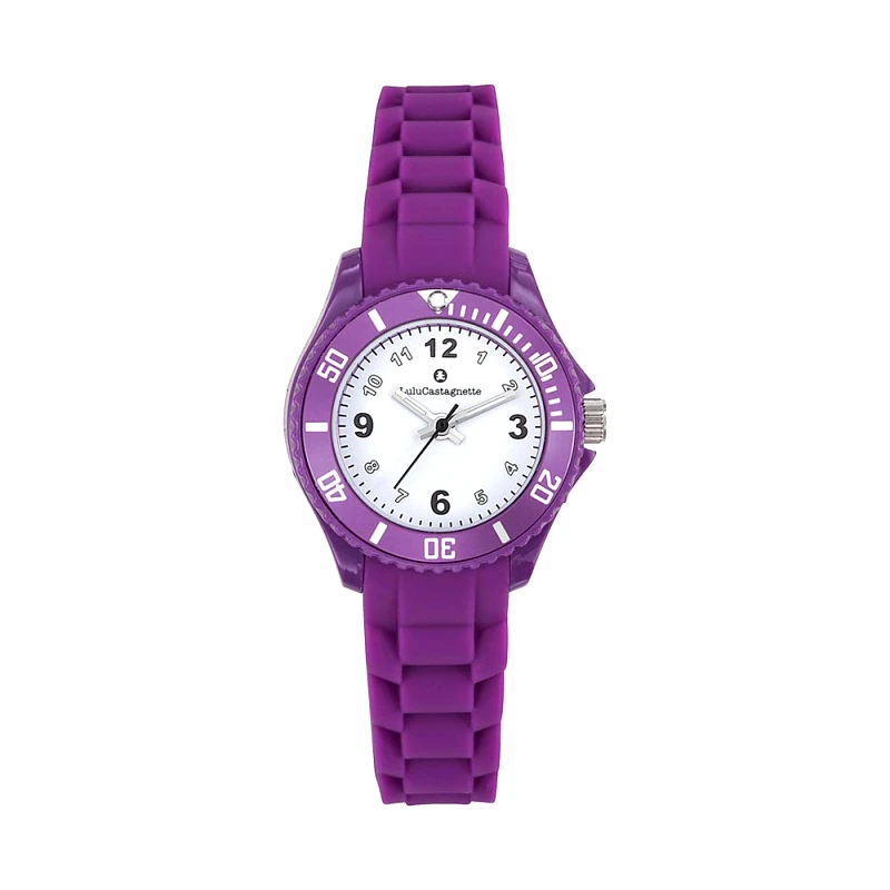 Lulu Castagnette Παιδικό Ρολόι Lulu Castagnette Lulu Walk Μωβ 38869