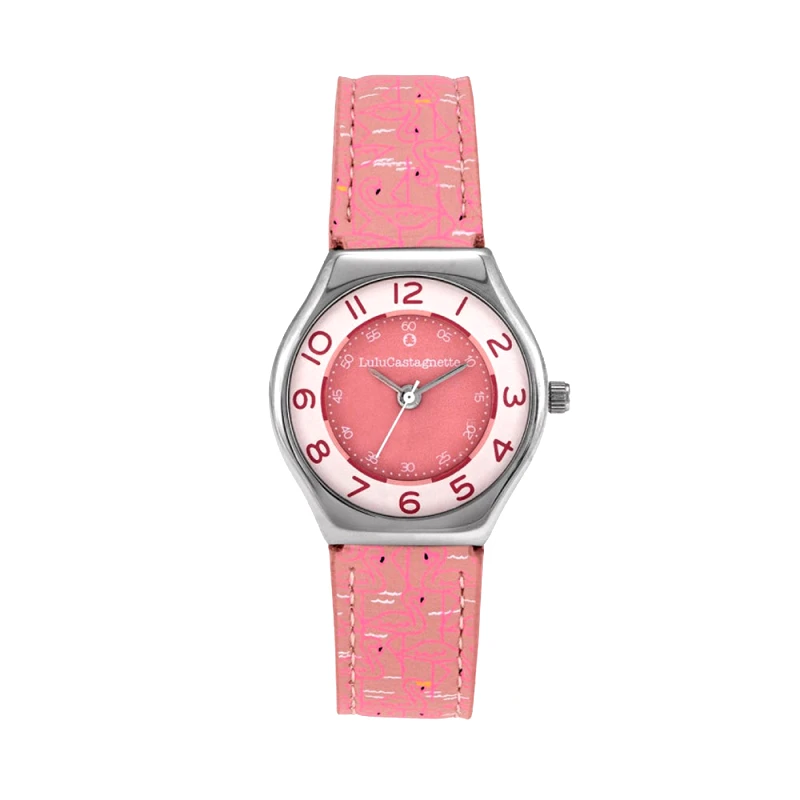 Lulu Castagnette Παιδικό Ρολόι Lulu Castagnette Ministar Style Ροζ 38911
