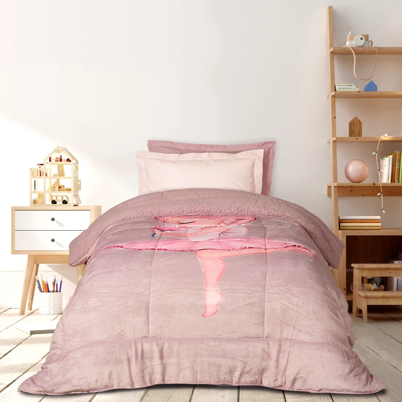 DAS KIDS Das kids κουβερτοπαπλωμα 160χ220 4920 nude, pink