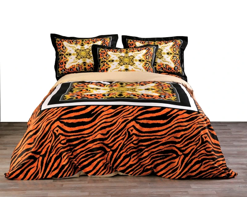 MAKIS TSELIOS ASIA ΣΕΤ ΠΑΠΛΩΜΑΤΟΘΗΚΗ (220x240cm) COTTON SATIN DIGITAL PRINT, MAKIS TSELIOS