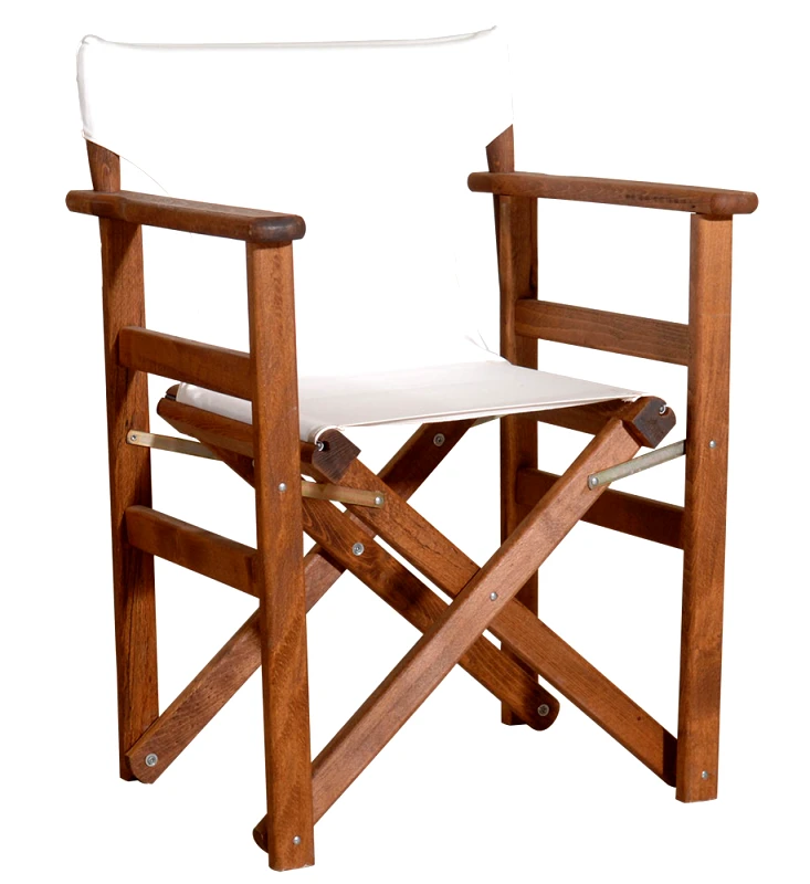 LIANOS Ξύλινη Πτυσσόμενη Πολυθρόνα Σκηνοθέτη ,Οξυά